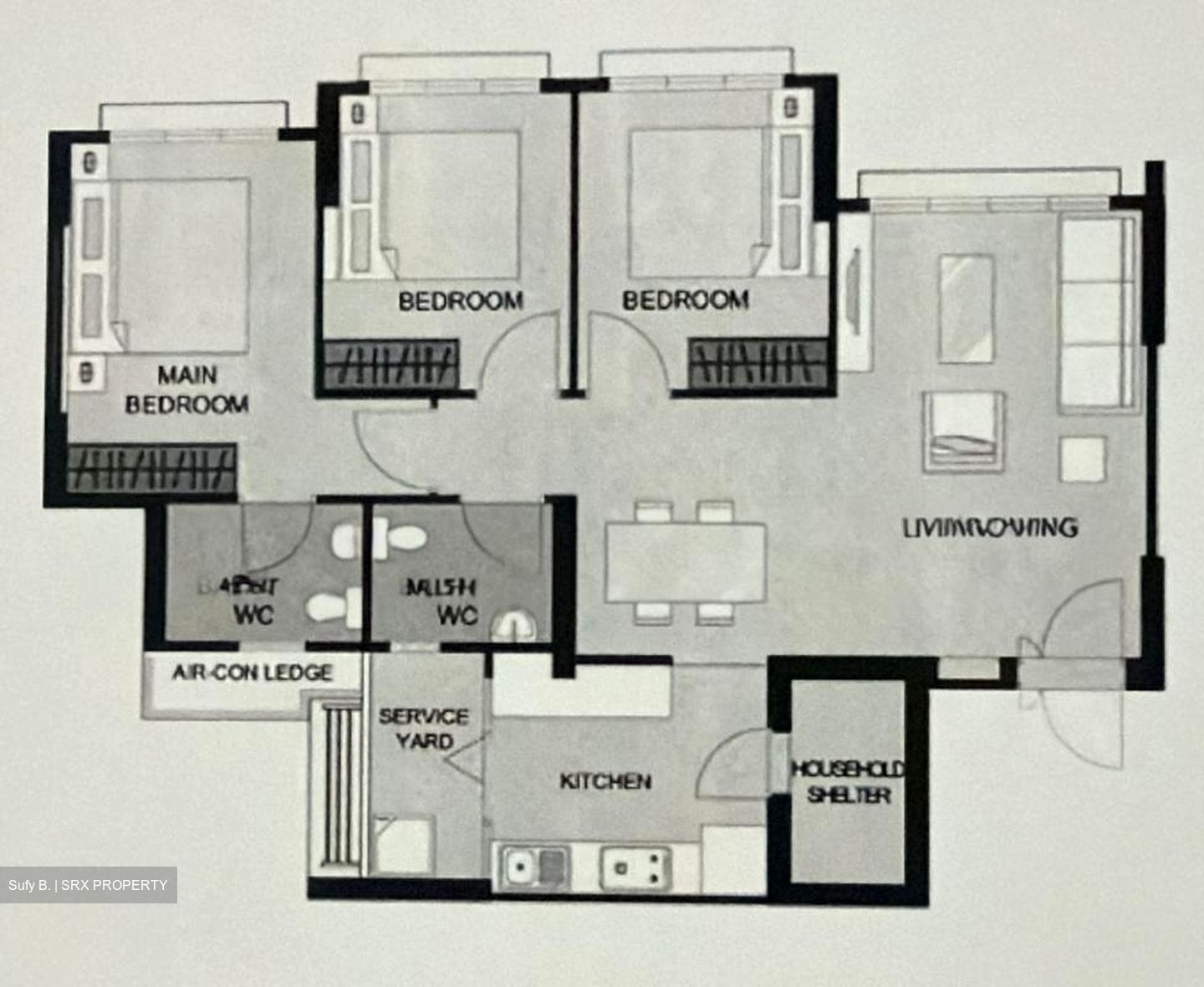 Blk 502C Palm Breeze @ Yishun (Yishun), HDB 4 Rooms #570591491